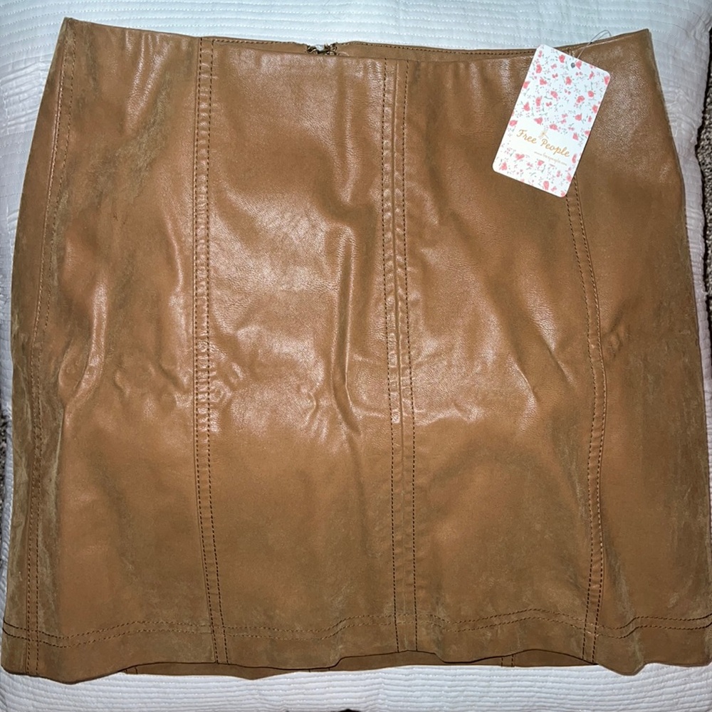 Free People Suede Skirt
